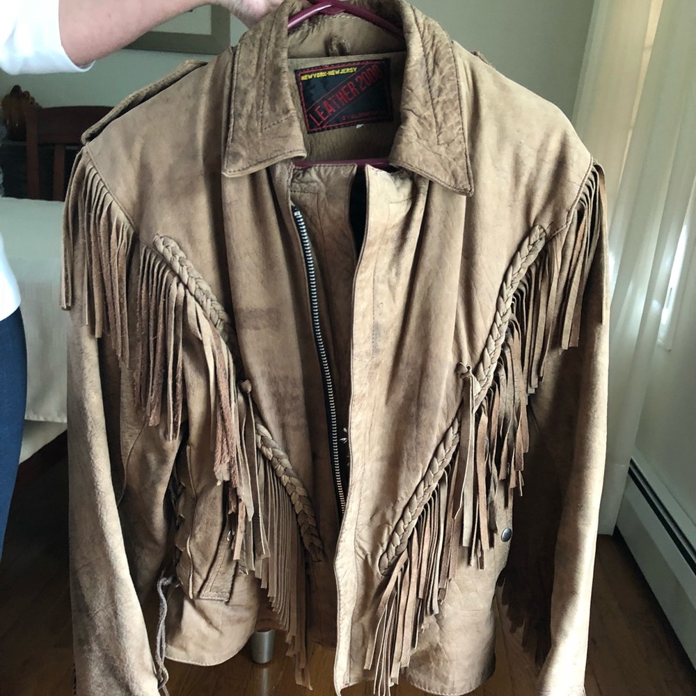 Women’s Authentic Vintage Leather Coat - Tan